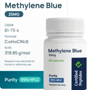 METHYLENE BLUE 25 MG 60 CAPSULES