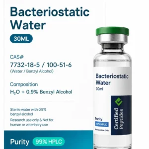 30ML BAC WATER in Glass Vial