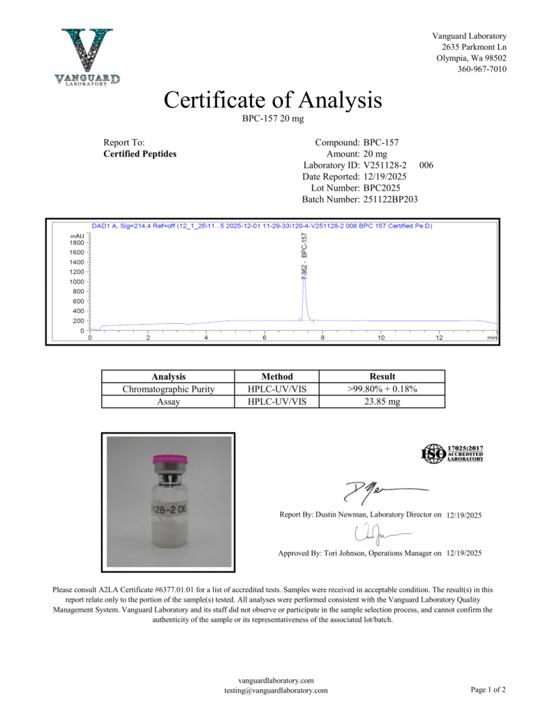 BPC-157-20MG-COA