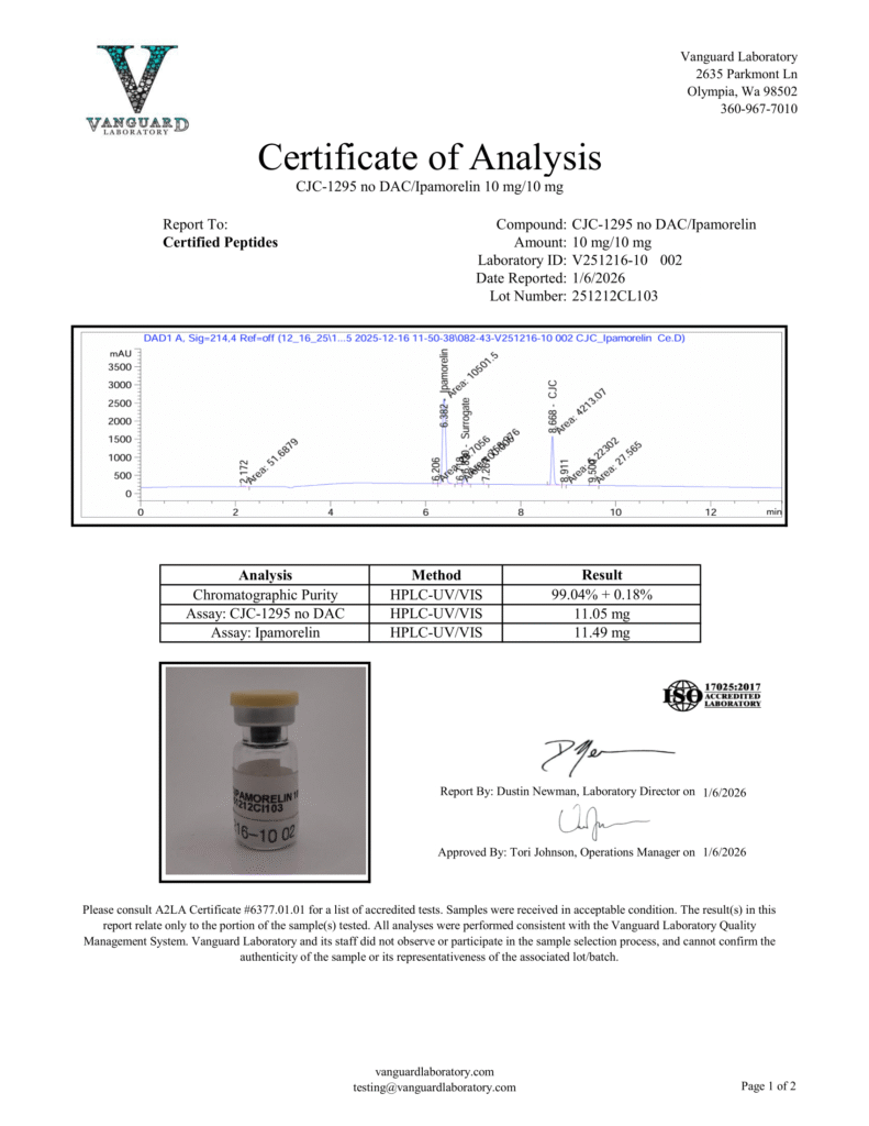 CJC-1295-NoDac-IPAMORELIN-10mg-1-7-2026-COA
