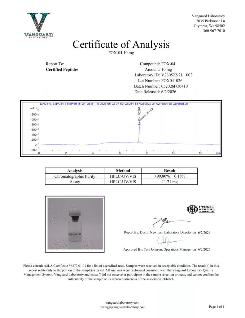 FOX-04-10mg-6-2-26-COA