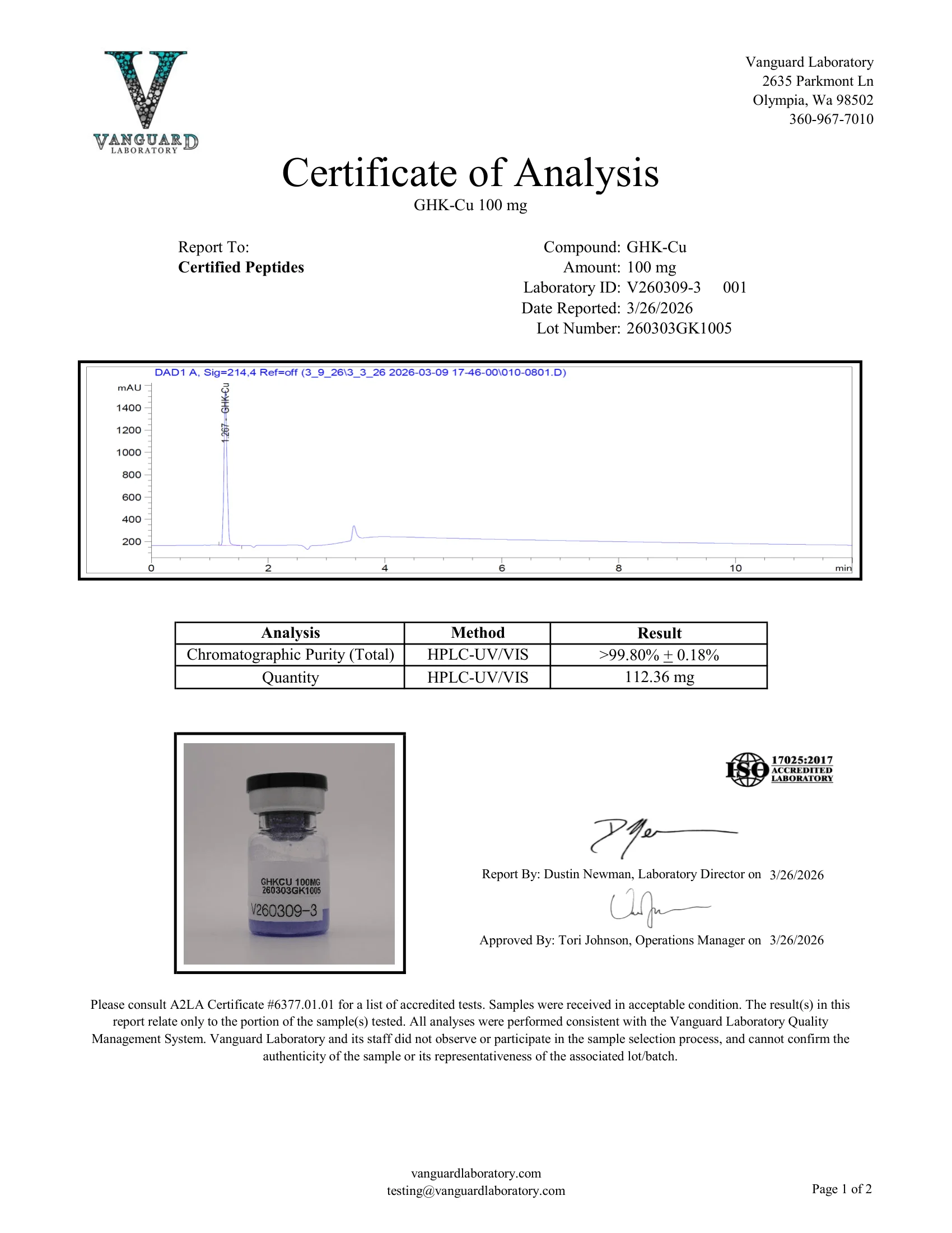GHKCU 100 MG - Image 3