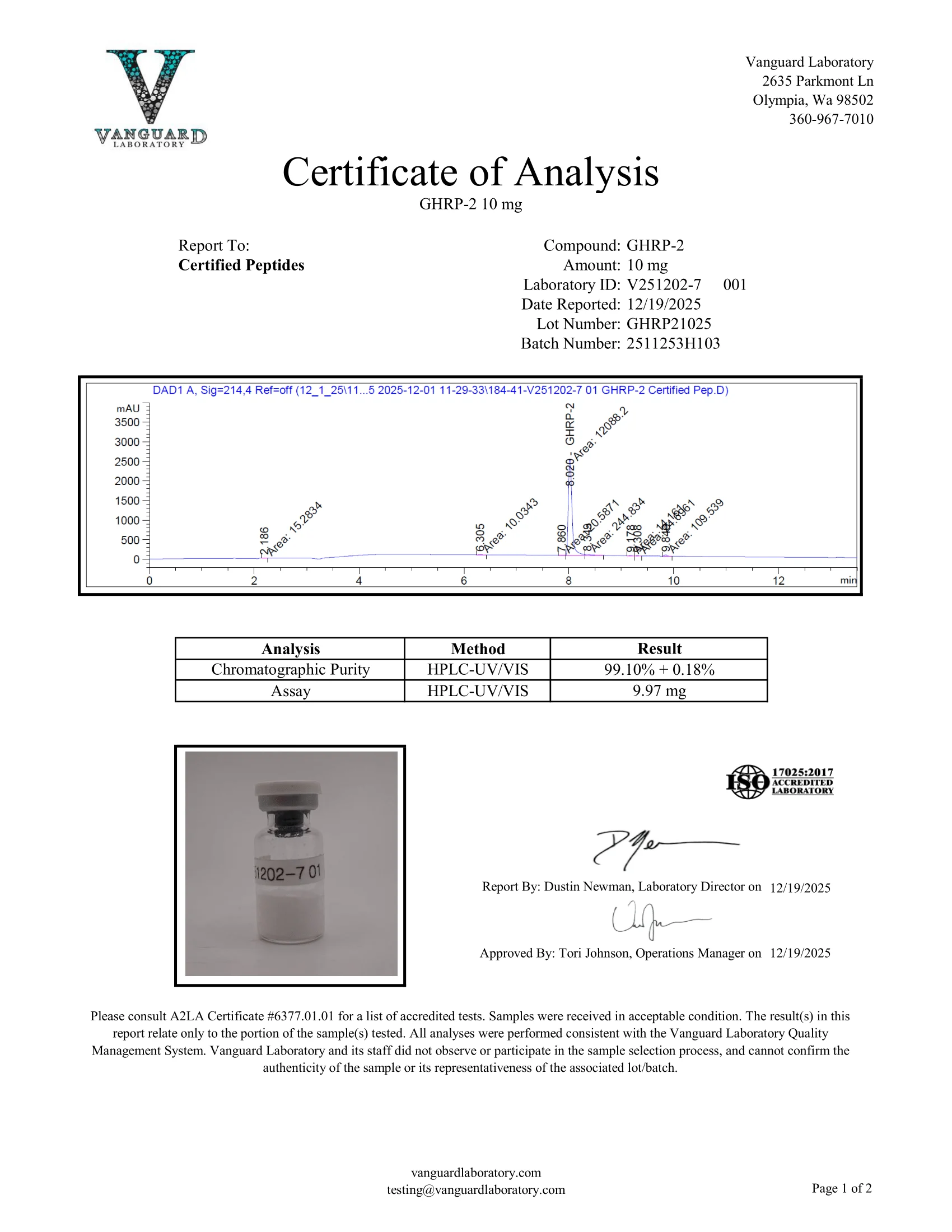 GHRP 2 10MG - Image 3