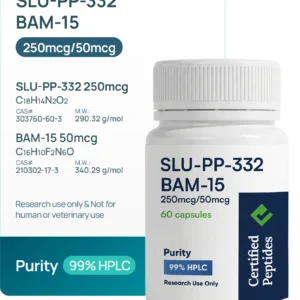 SLU-PP-332 w/ BAM-15 : 250mcg/50mcg 60 Capsules